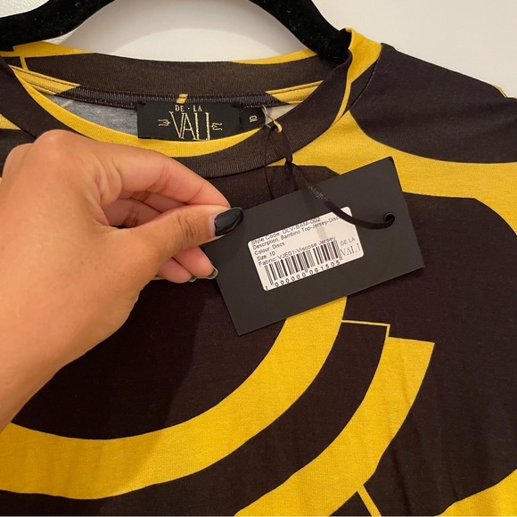 DE LA VALI YELLOW BLOUSE - Picture 5 of 6